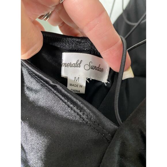 Emerald Sundae Ruched Body-Con Mini Dress  Cocktail Dress - Picture 7 of 8